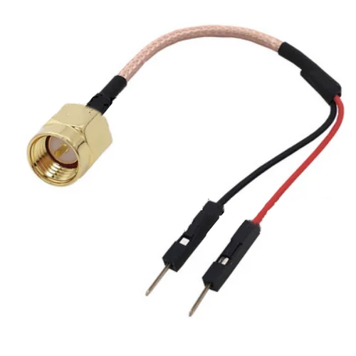 Imagen 2 del producto 1 unidad DuPont 2,54mm macho a RP SMA/SMA macho y hembra RG316 Cable de extensión de prueba Cable RF 50 ohm