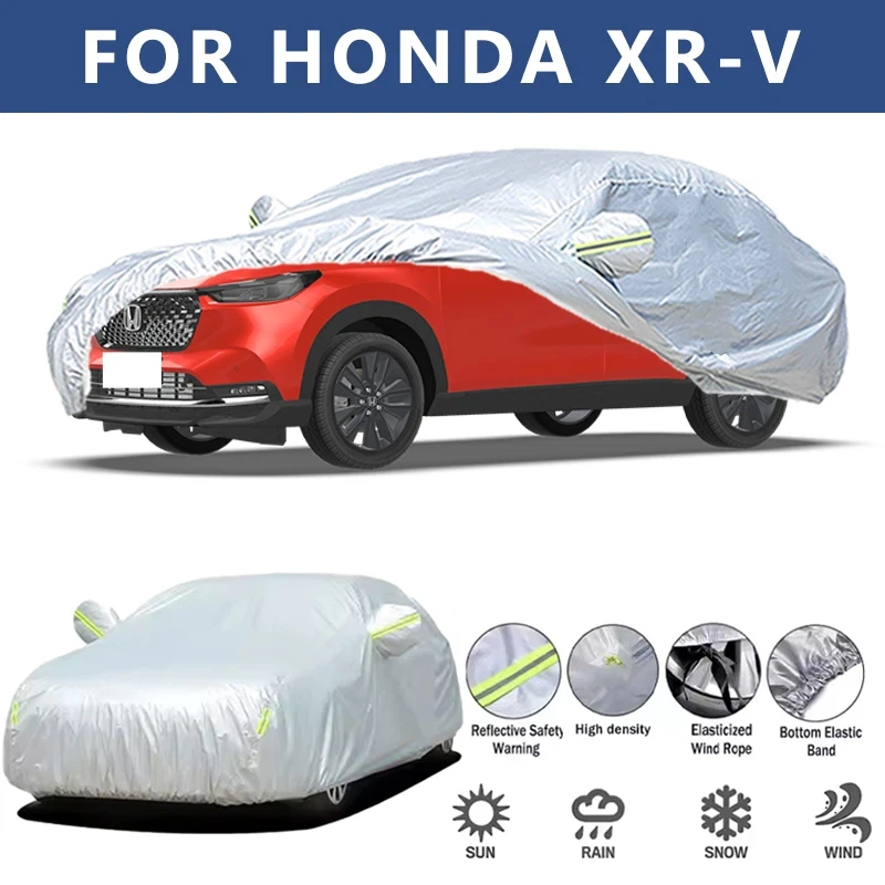 

For HONDA XR-V Car Cover Outdoor Protection Covers Snow Sunshade Waterproof Dustproof Exterior UV Car Accessories
