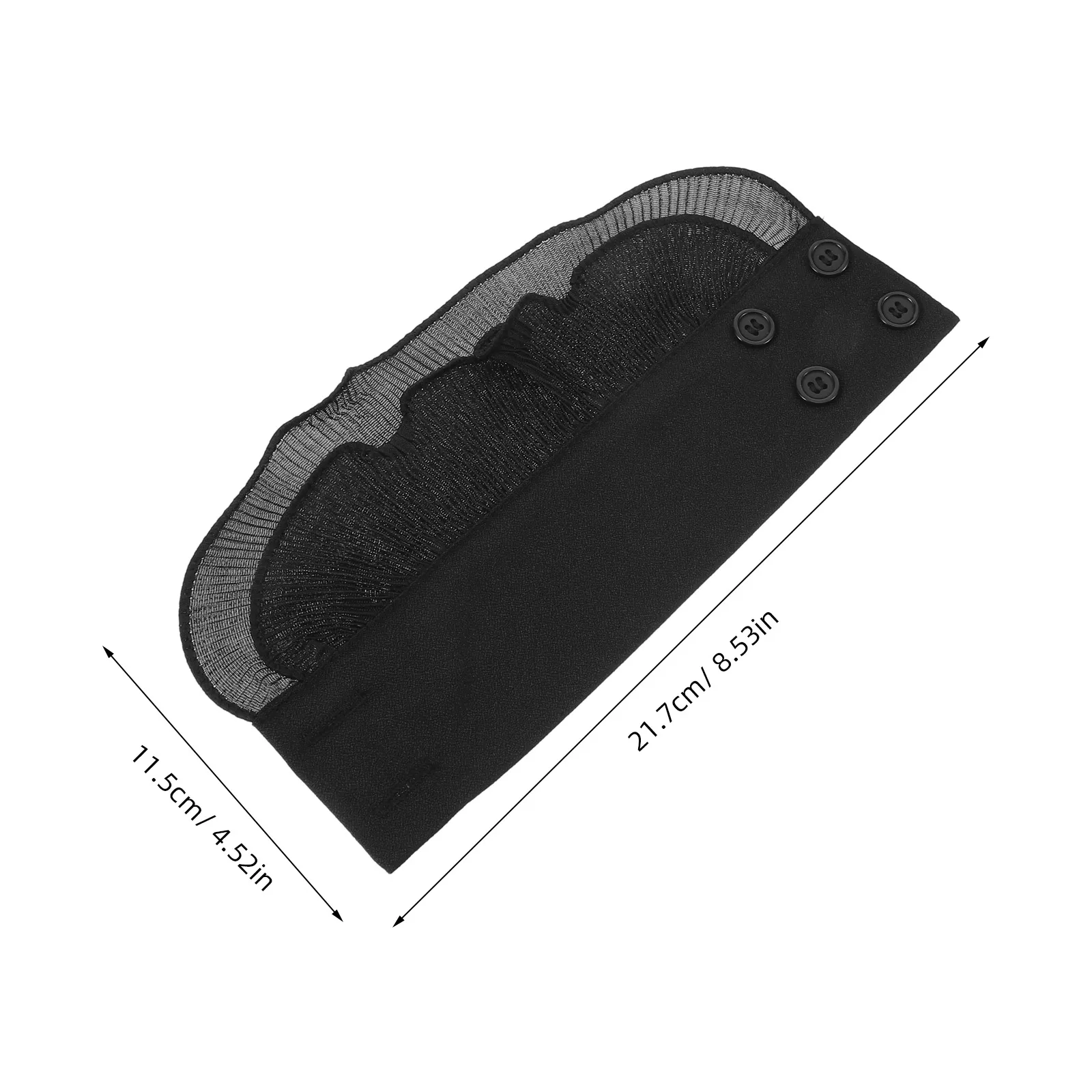 1 زوج الزخرفية وهمية كم الأسود المعصم الأصفاد للنساء انفصال فو الكفة أنيقة الدانتيل الذراع اكسسوارات زي حفل زفاف