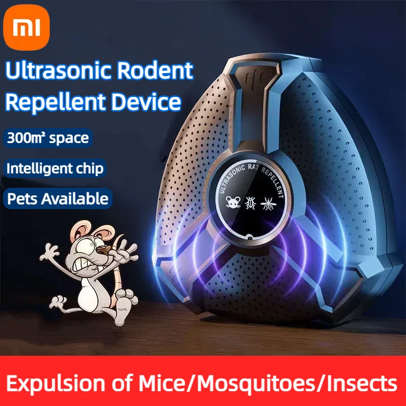 Xiaomi умный ультразвуковой репеллент от комаров и мышей электронный кот домашний анти летучая мышь домашний офис отпугиватель грызунов Xiaomi умный ультразвуковой репеллент от комаров и мышей электронный кот домашний анти летучая мышь домашний офис отпугиватель грызунов