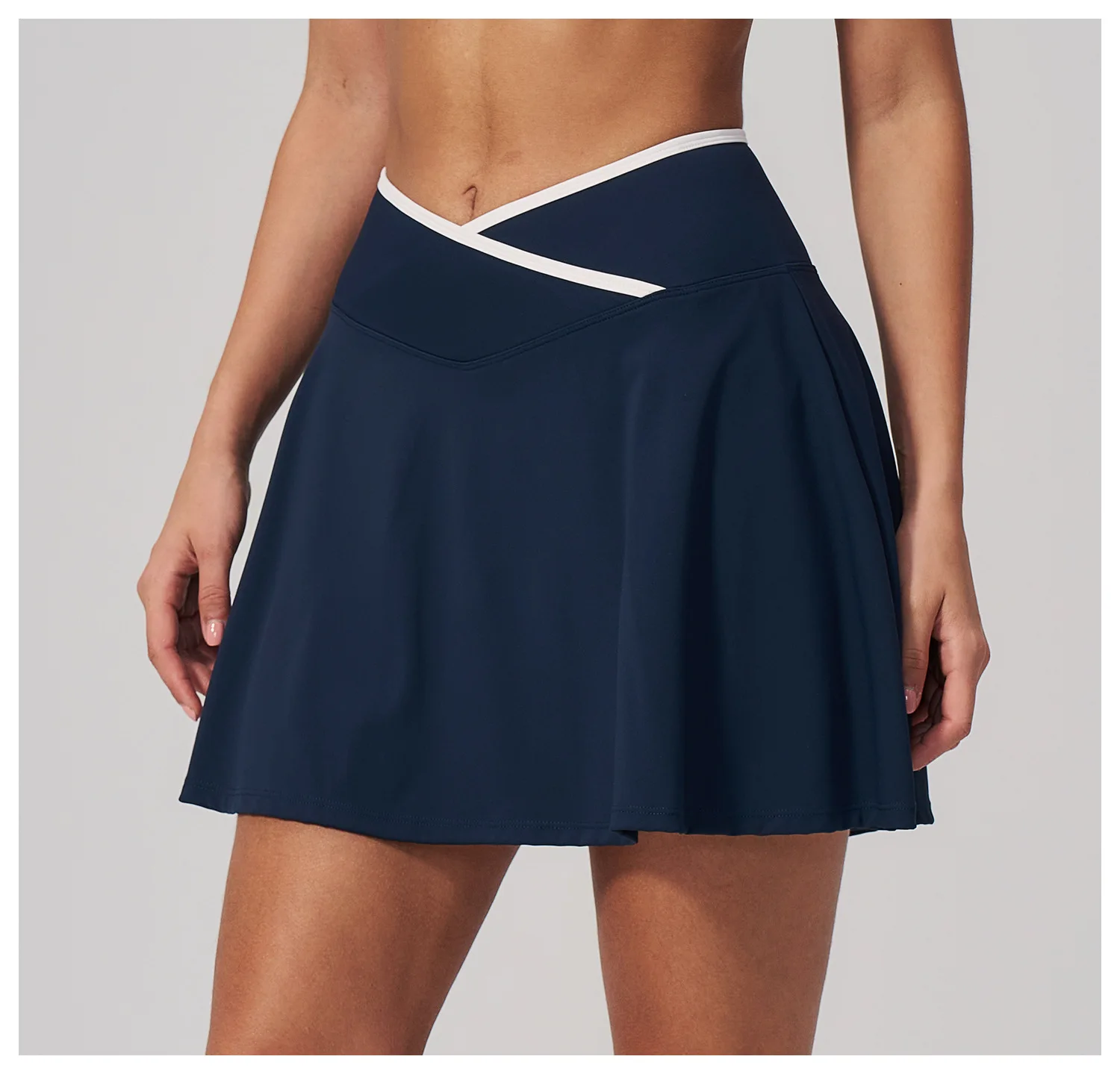 New Slim Yoga Shorts Short Skirts Ultra Short Mini Skirts Gym Push Up Workout Running Fitness Tennis Anti-Light Sports Skirts