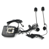 Rider Biker to Passenger Motorcycle Helmet Intercom Interphone Wired Headset
