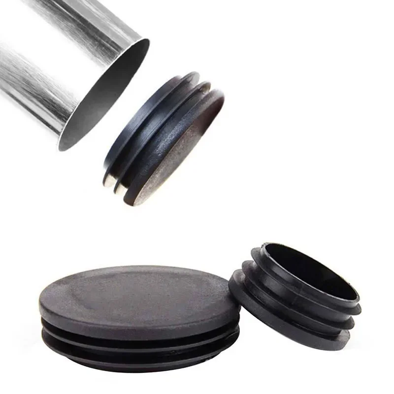 16pcs Diameter 12-76mm Round Plastic Blanking End Cap Chair Table Feet Cap Tube Pipe Insert Plug Decorative Dust Cover