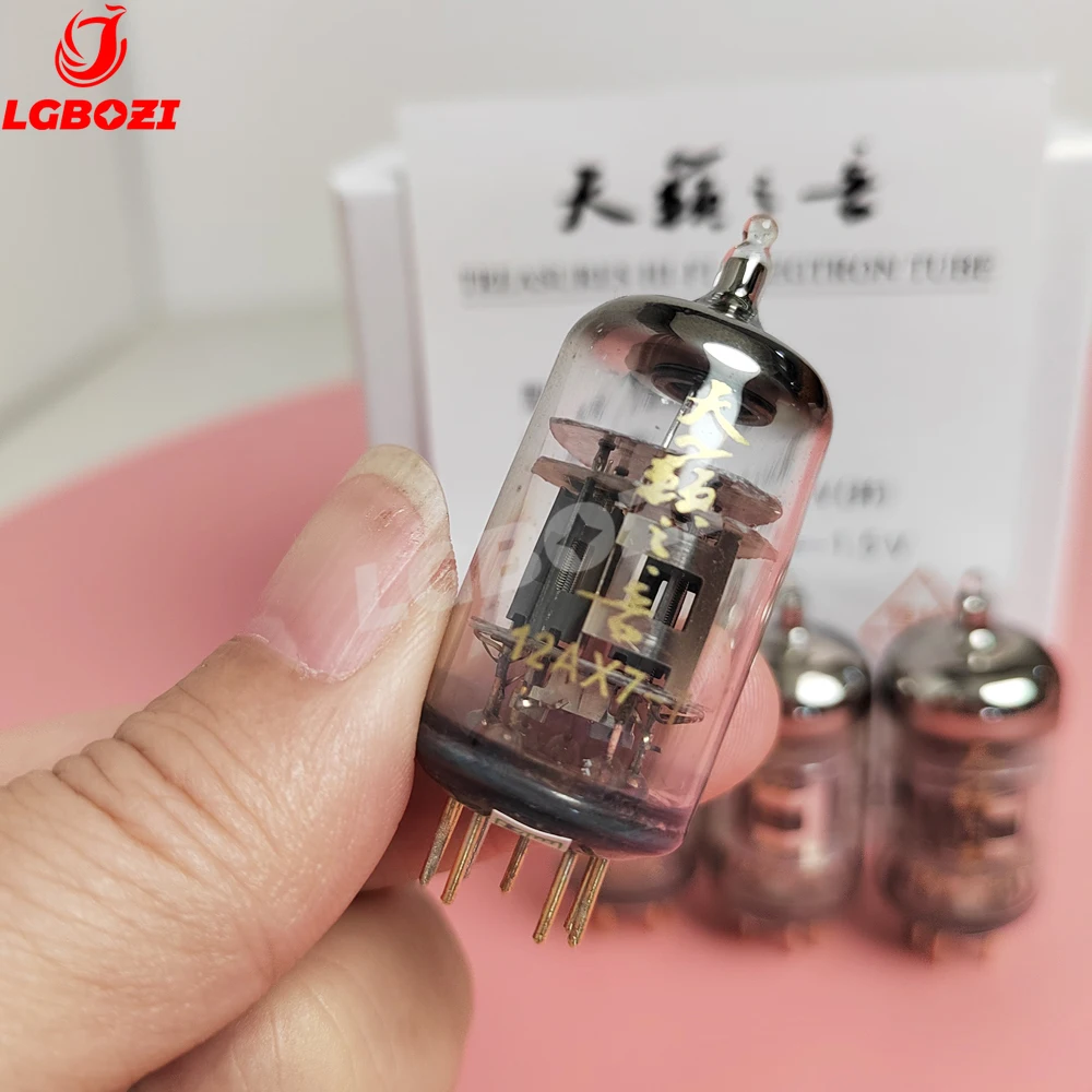 12AX7-T Vacuum Tube Repalce 12AX7/ECC83/6N4/7025 Electronic Tube Factory Precise Matching for Preamplifier