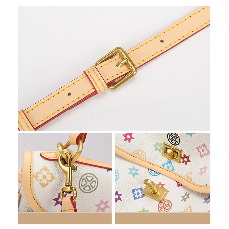 العلامة التجارية الدوبامين اللون حمل حقيبة خفيفة فاخرة عالية الجودة سعة كبيرة حقيبة كتف حقيبة يد أنيقة حقيبة نسائية متعددة الاستخدامات #5