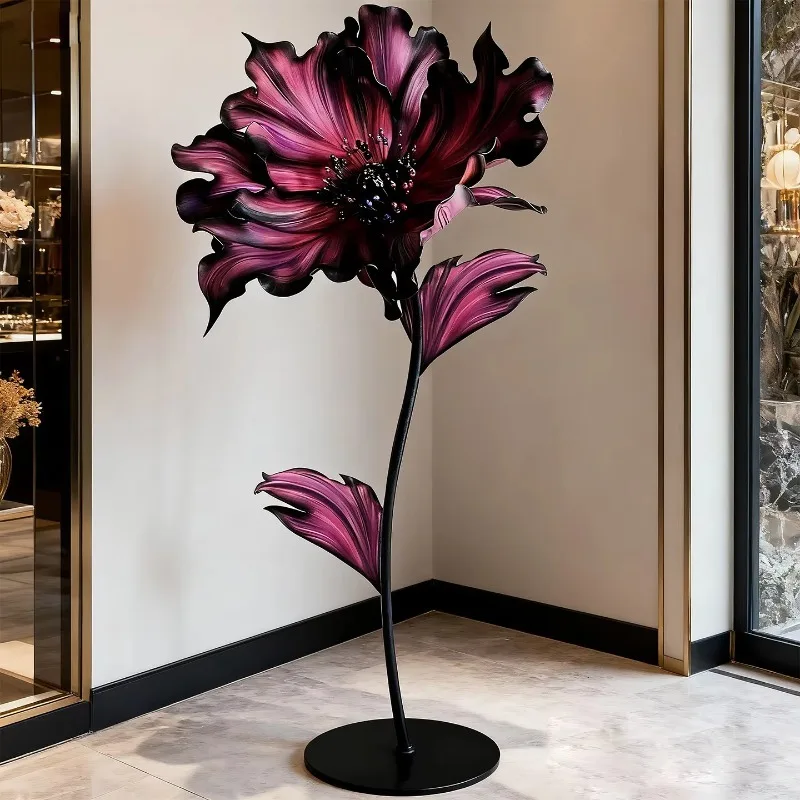 Wholesale Custom Giant Peony Paper Art Handmade Eva Wedding Party Ornaments Outdoor Shopping Mall Festive Scene Mother's Day