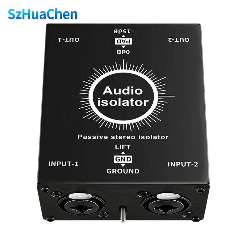 Live Broadcast Mixer Microphone Common Ground Filter Audio Isolator XLR 6.5 Permalloy Audio Current Eliminator