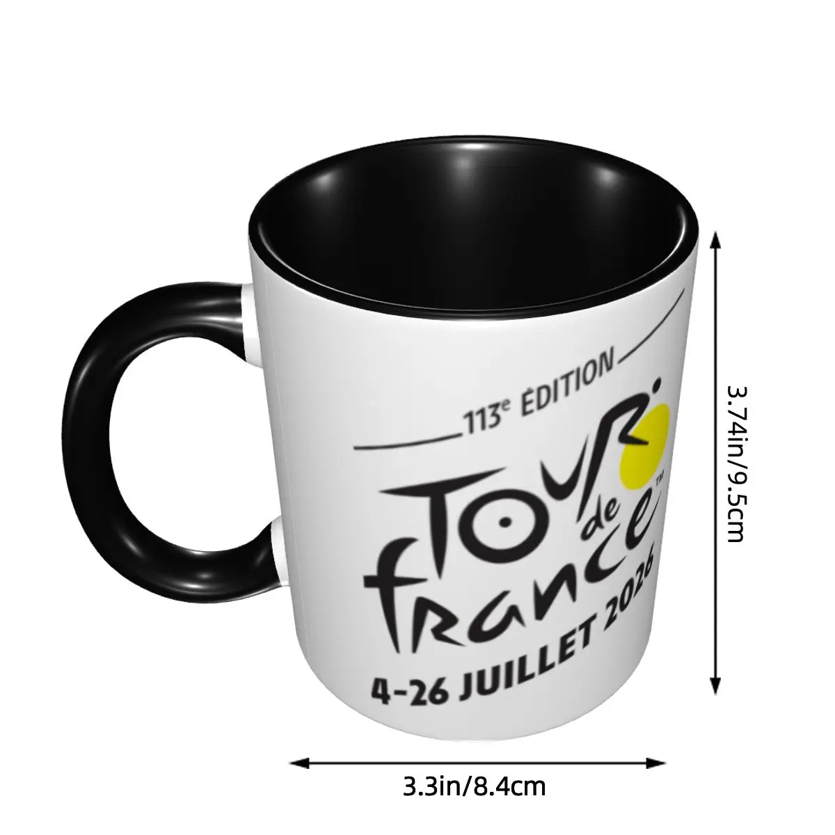 DIY Tour De France Cycling Race Ceramic Mug Custom Coffee Cup Creative Gift