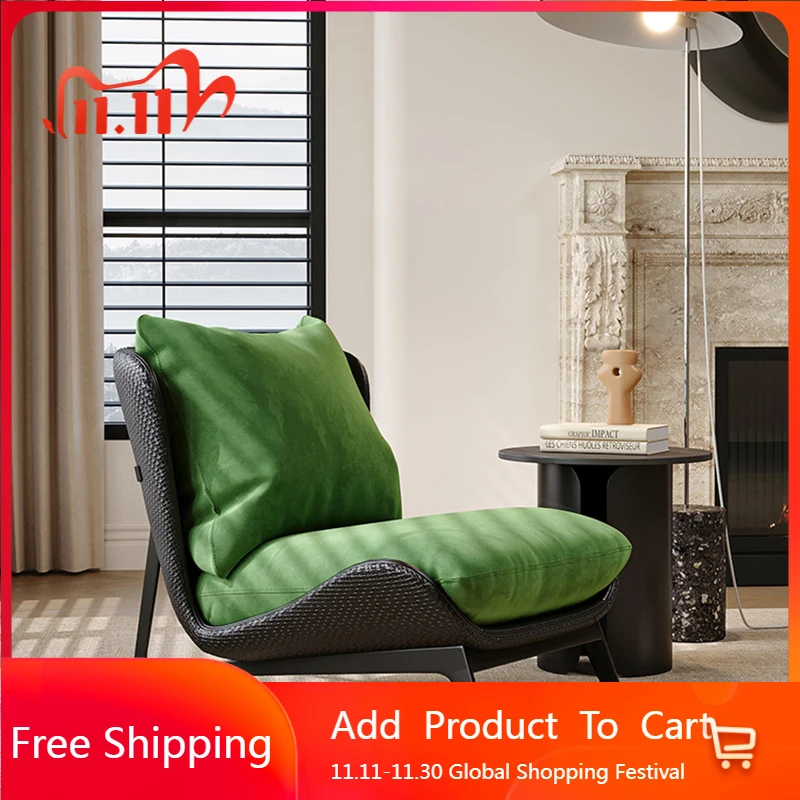 

Arm Lounge Living Room Chairs Recliner Mobile Bedroom Luxury Reading Chairs Balcony Relax Comfortable Sillon Home Furniture