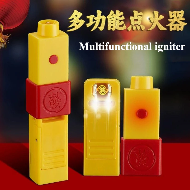 Hot Remote Control Tungsten Wire Igniter USB Rechargeable Lighters, Safe Long-Distance Lighters for Outdoor Camping Home