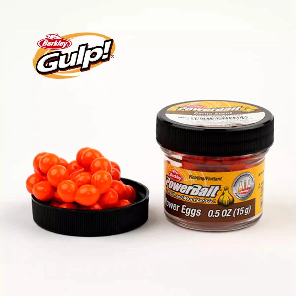 Original Berkley Floating particle Bait PowerBait 15g /0.5OZ 1PC Salmon Eggs Power Eggs Bait soft bait Trout and perch bait