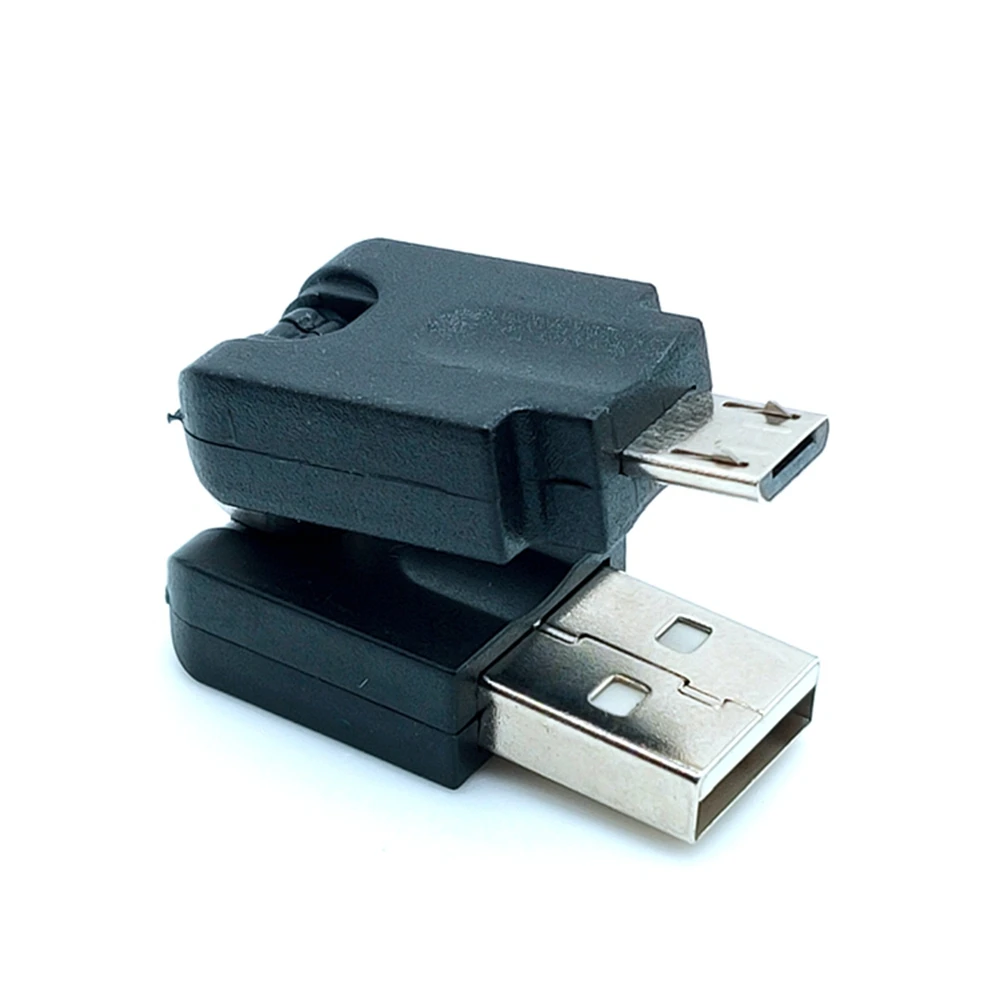 Adaptateur de câble d'extension Micro USB 2.0 vers USB mâle, angle de rotation de 360 °, nouveau, chaud