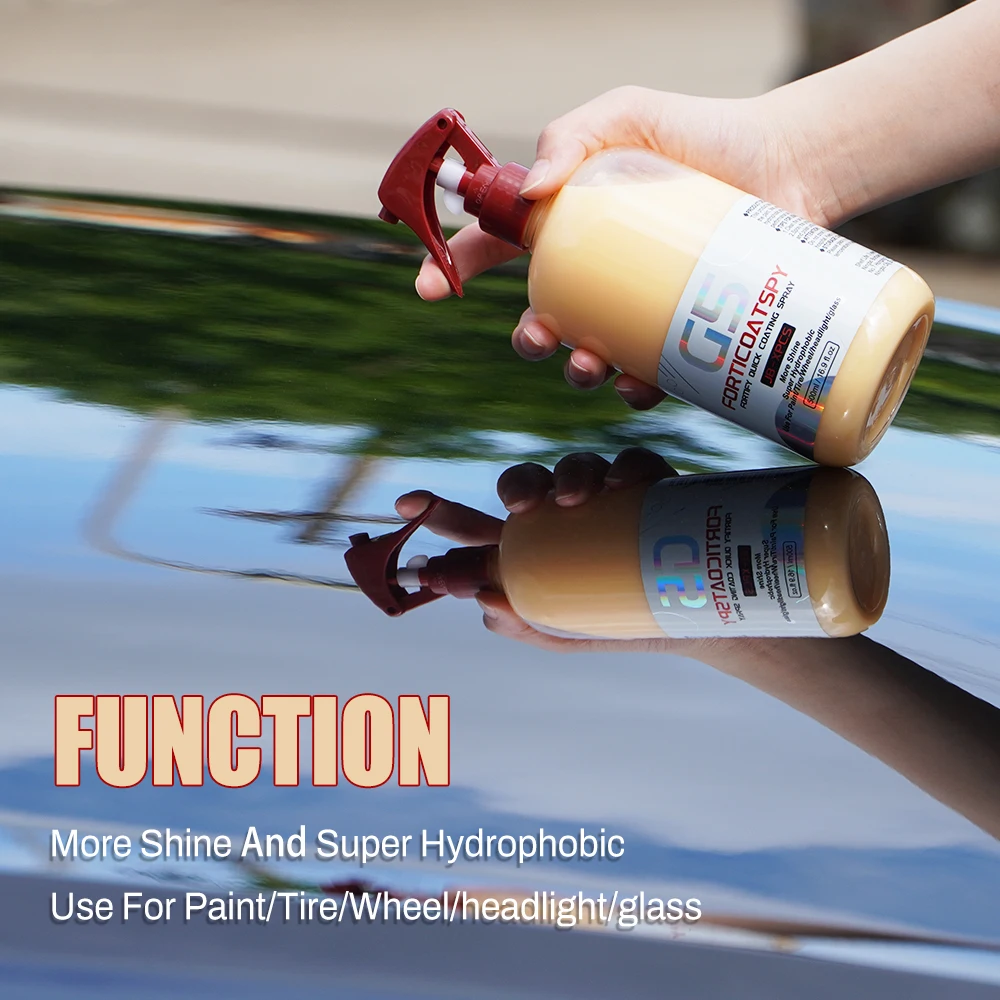 

FORTICOATSPY Ceramic Car Coating Spray Nano CeramicCoating For Auto Paint Care Crystal Durable Protection Paintwork Shine Shield