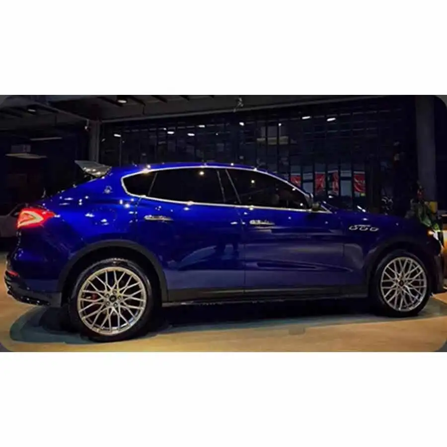 For For Maserati Levante Carbon Fiber Side Skirt Splitters Cupwings Winglets Canards Apron Bumper Side Skirts Cover automotive p