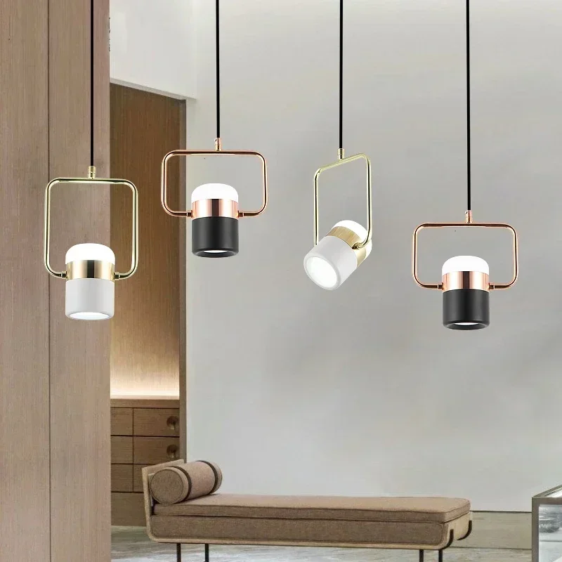 

Modern LED Chandelier Lighting Dining Room Kitchen Island Restaurant Simple Cafe Bar Art Hanging Lights Nordic Pendant Drop Lamp