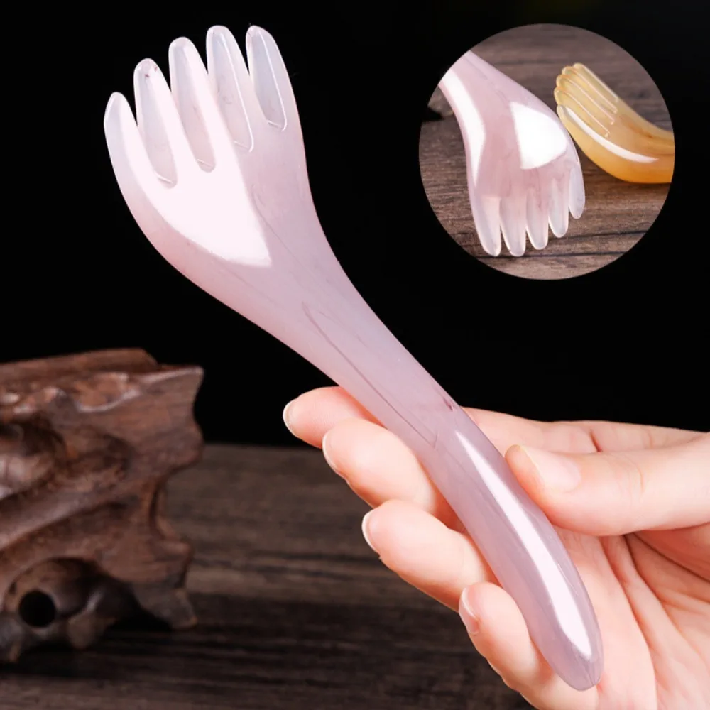 

Resin 5-Claw Head Massager for Body Head Massager Scalp Gua Sha For Body Neck Leg Massage Scraping Stick Lymphatic Massage Tools