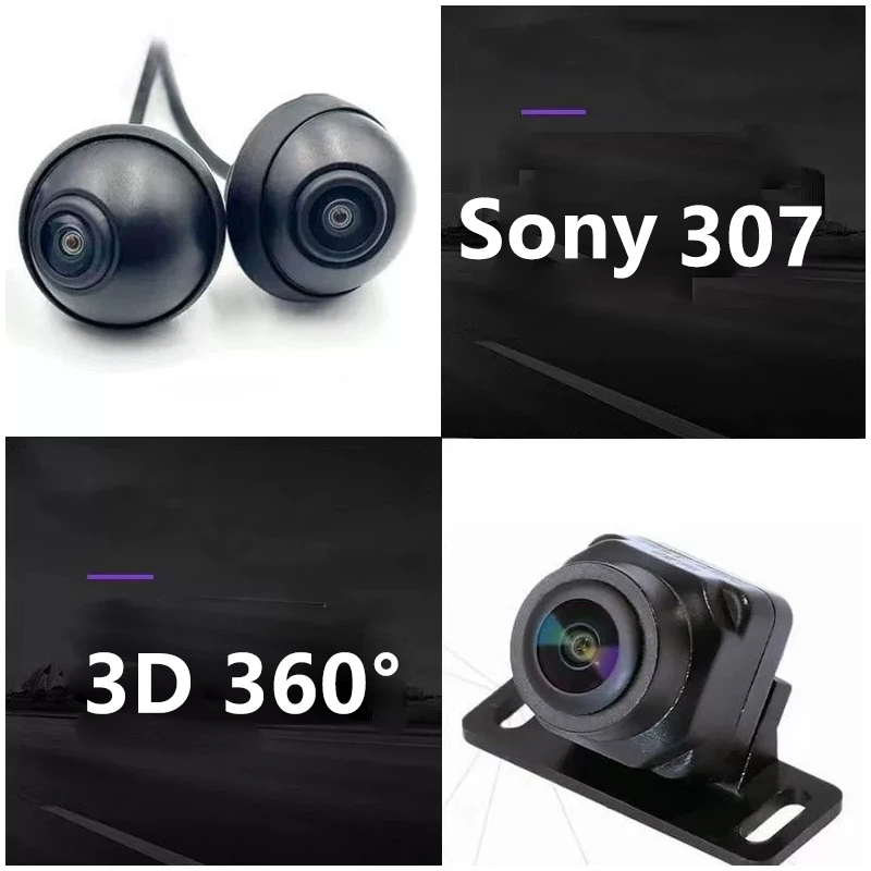 360 Car Camera 1080P for Sony 307 WDR 360 Degree Bird View Surrounding Panoramic 3D Camera System HD for Car Android Player