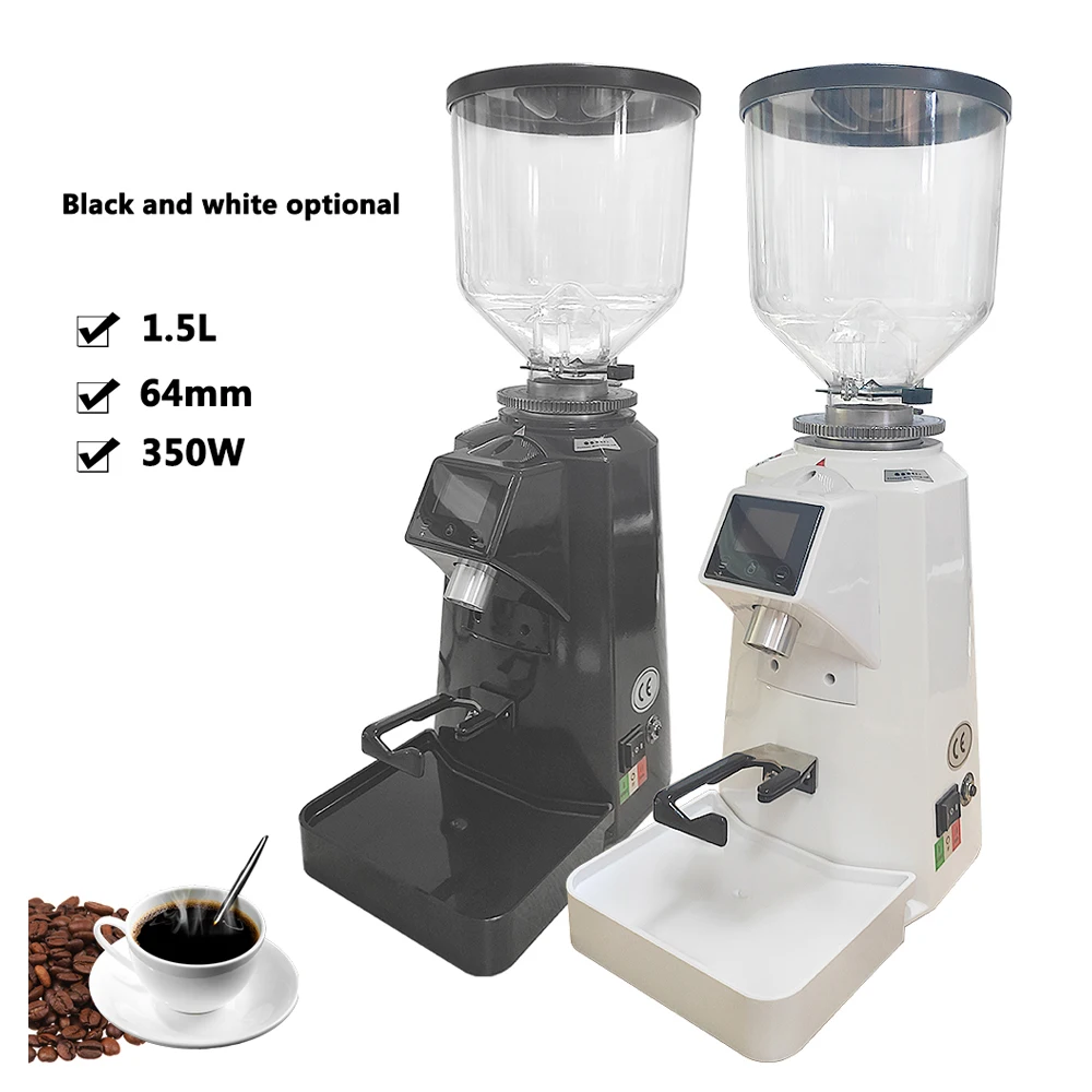 

Professional 64MM 900E Aluminium Alloy Espresso Flat Burr 220V/110V Commercial Electric Coffee Grinder