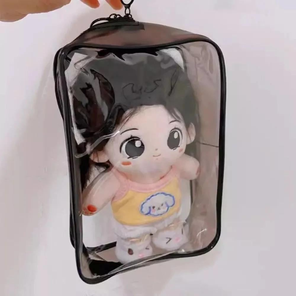 Portable PVC OB11 Doll Outing Bag Clear Small Item Bag Dustproof Bag Cylindrical Doll Cylinde Bag Outdoor