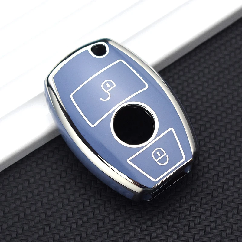 غطاء حماية مفتاح السيارة عن بعد ، AMG علبة من البولي يوريثان ، فوب ، مرسيدس بنز A ، C ، E ، S ، G الفئة ، GLA ، CLA ، GLK ، GLC ، CLS ، W204 ، W463 ، w176, W251, W205 #6