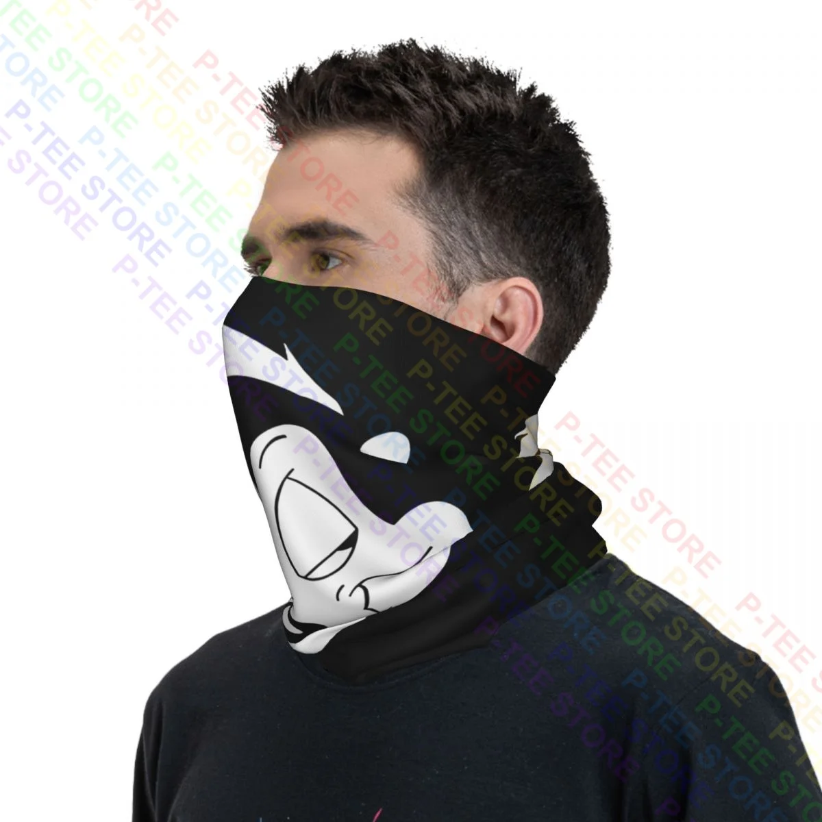 Pepe Le Pew Slash Guns N Roses Neck Gaiter Bandana Scarf Face Mask Hiking Ourdoor Magic Scarf