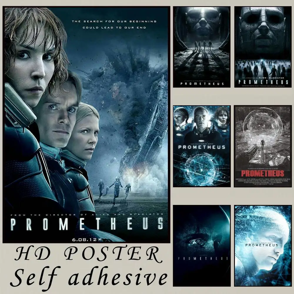 Póster del héroe de la mitología épica Prometheus, decoración artística de pared para habitación, pegatinas impermeables para decoración del hogar, Bar, dormitorio
