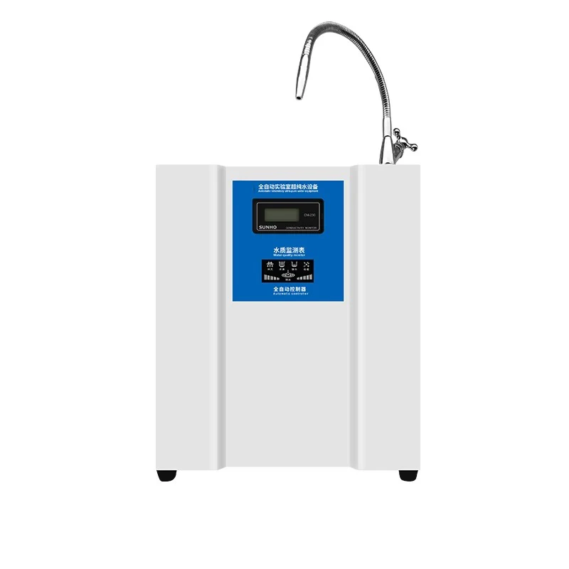Laboratory ultra-pure water machine working output water purification system