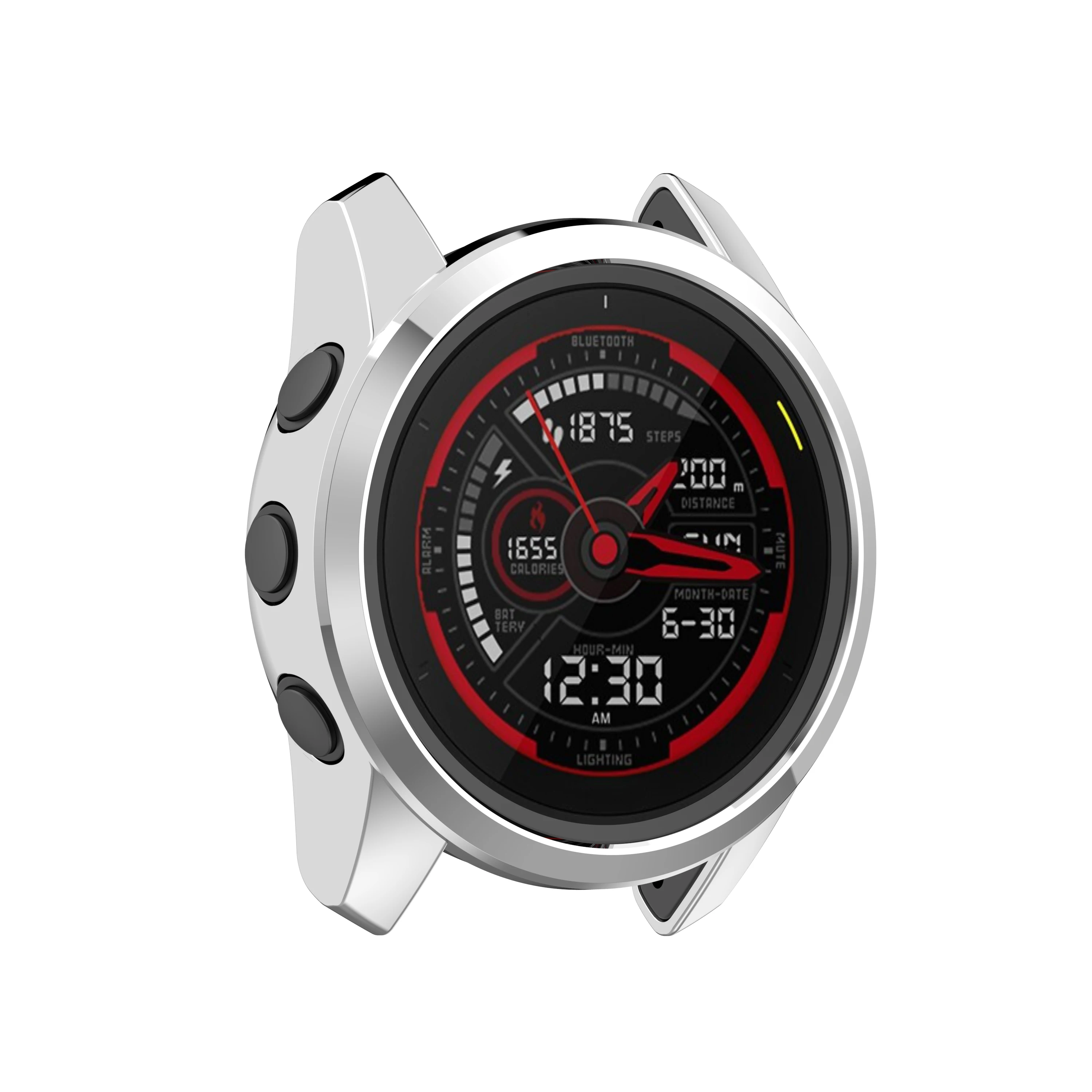 Macio e durável TPU oco Assista Protector Shell, estojo protetor, adequado para Garmin Forerunner 745