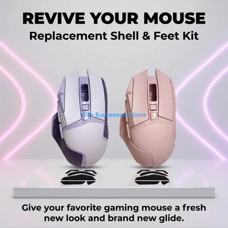 Ergonomisches Mausgehäuse-Set für G502-Maus mit Klebefüßen M76A – Detail 6