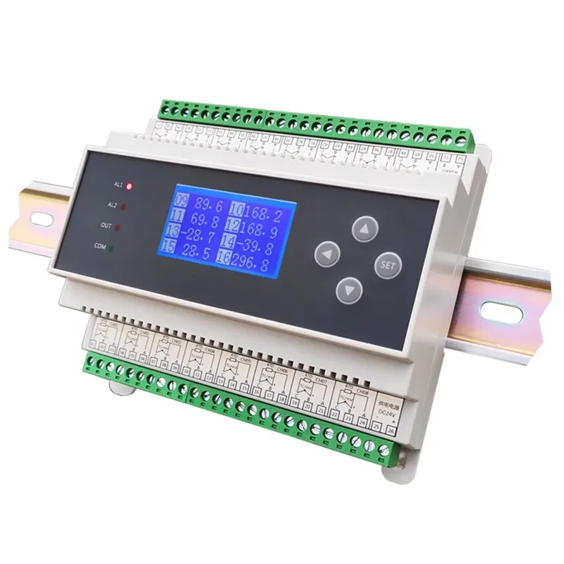 8-32 Channels PT100 Multi-channel Isolated K-type Thermocouple Thermal Resistance Temperature Collector Acquisition Module RS485