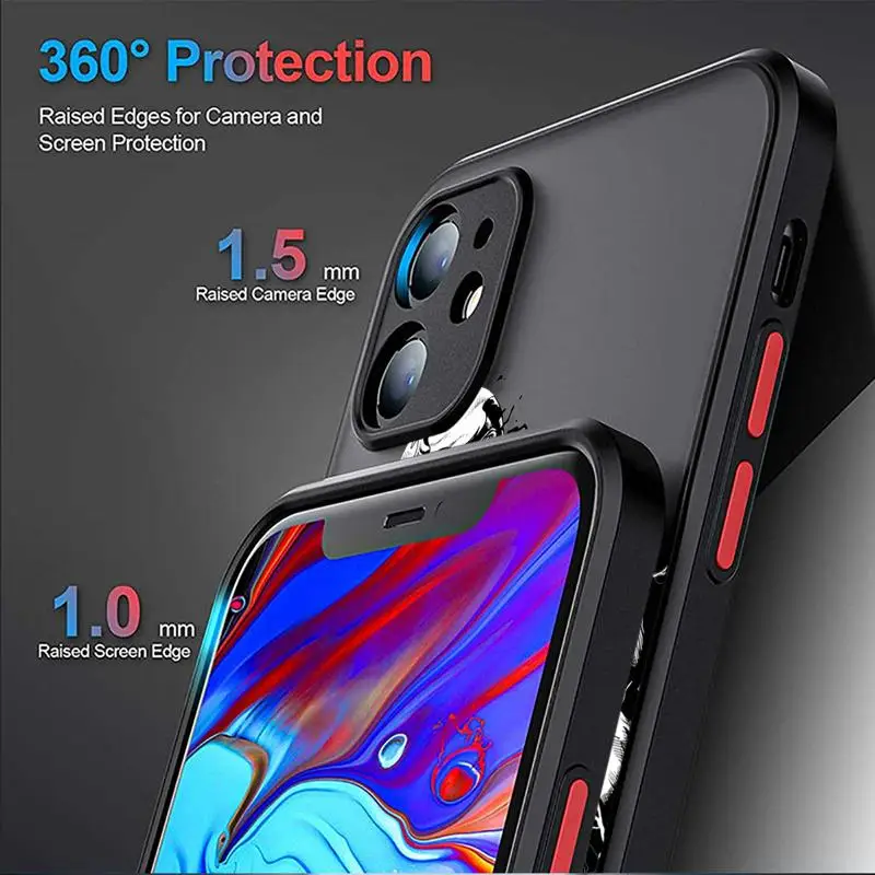 Venom Marvel Phone Case for iPhone 14 13 11 12 Pro Max X XS XR 7 8 6 Plus Mini Silicone Frame Matte PC Cover