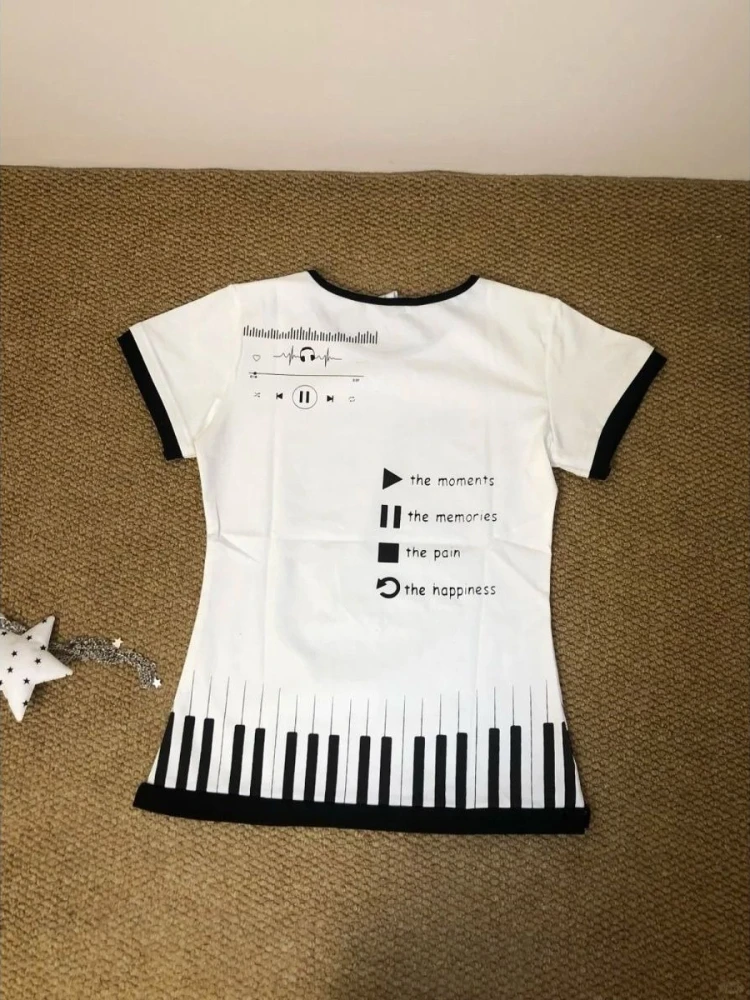Fairycore Y2k Goth Print T-shirt New Sweet Cruel Casual Slim Women Clothing O Neck Half Sleeve Punk Style Hot Sell Shirts