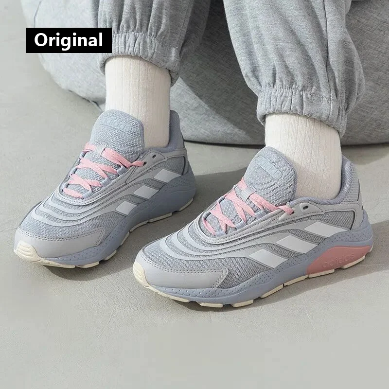 Adidas running shoes women's shoes sports shoes wear-resistant cushioning lightweight breathable mesh casual shoes