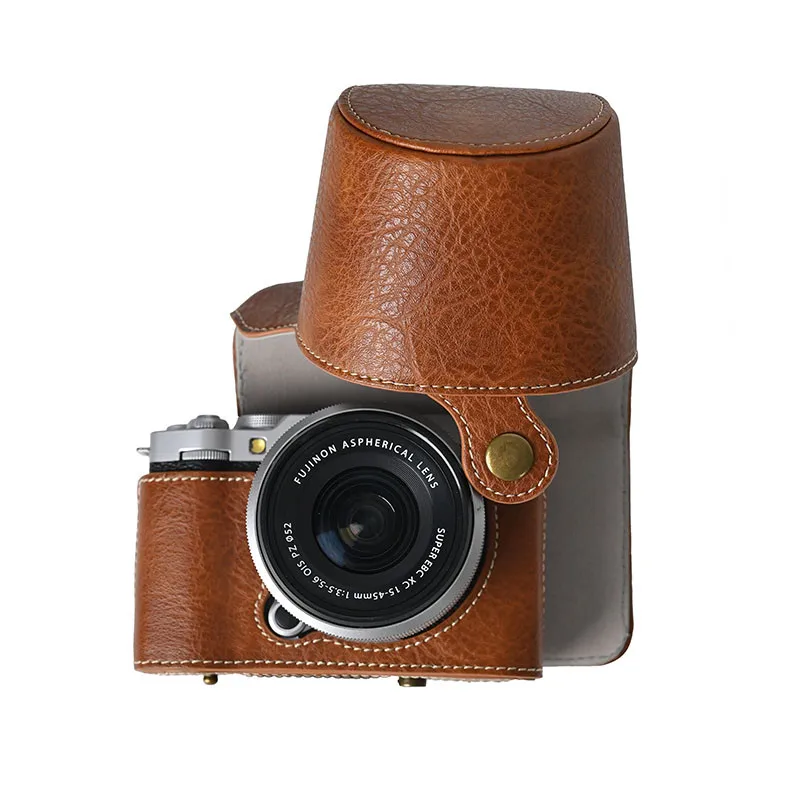 حقيبة كاميرا Fujifilm XM5 كاملة من جلد البولي يوريثان حافظة كاميرا لـ Fujifilm XM5