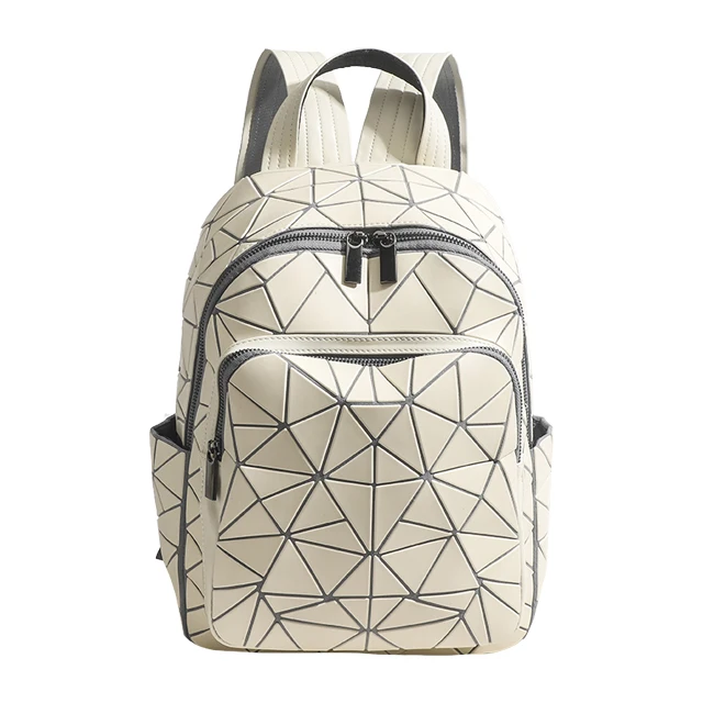 New Korea female Backpacks Women Large Capacity Geometric  display picture 3