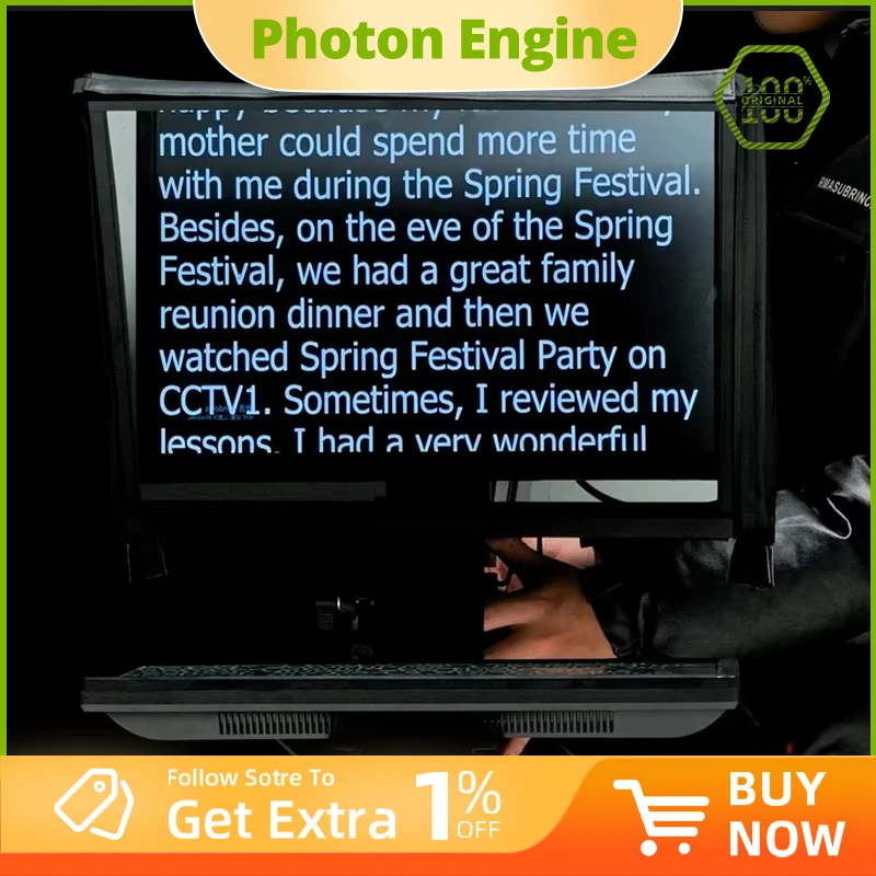 

Телесценарист AMBITFUL T22 с большим экраном для прямых трансляций, совместимый с мобильными телефонами, планшетами и зеркальными камерами для видеосъемки