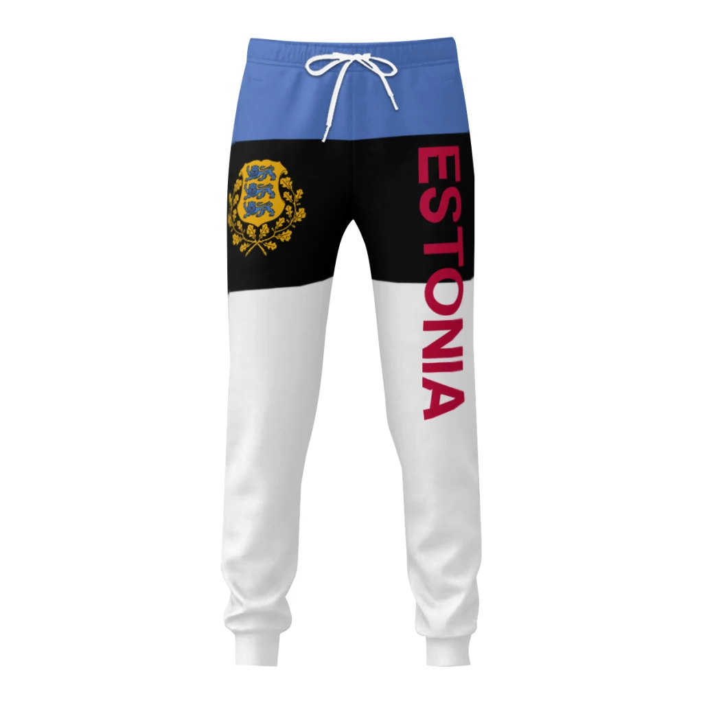 

Estonia Flag Mens Sweatpants with Pockets Joggers for Men Sports Casual Sweat Pants With Drawstring