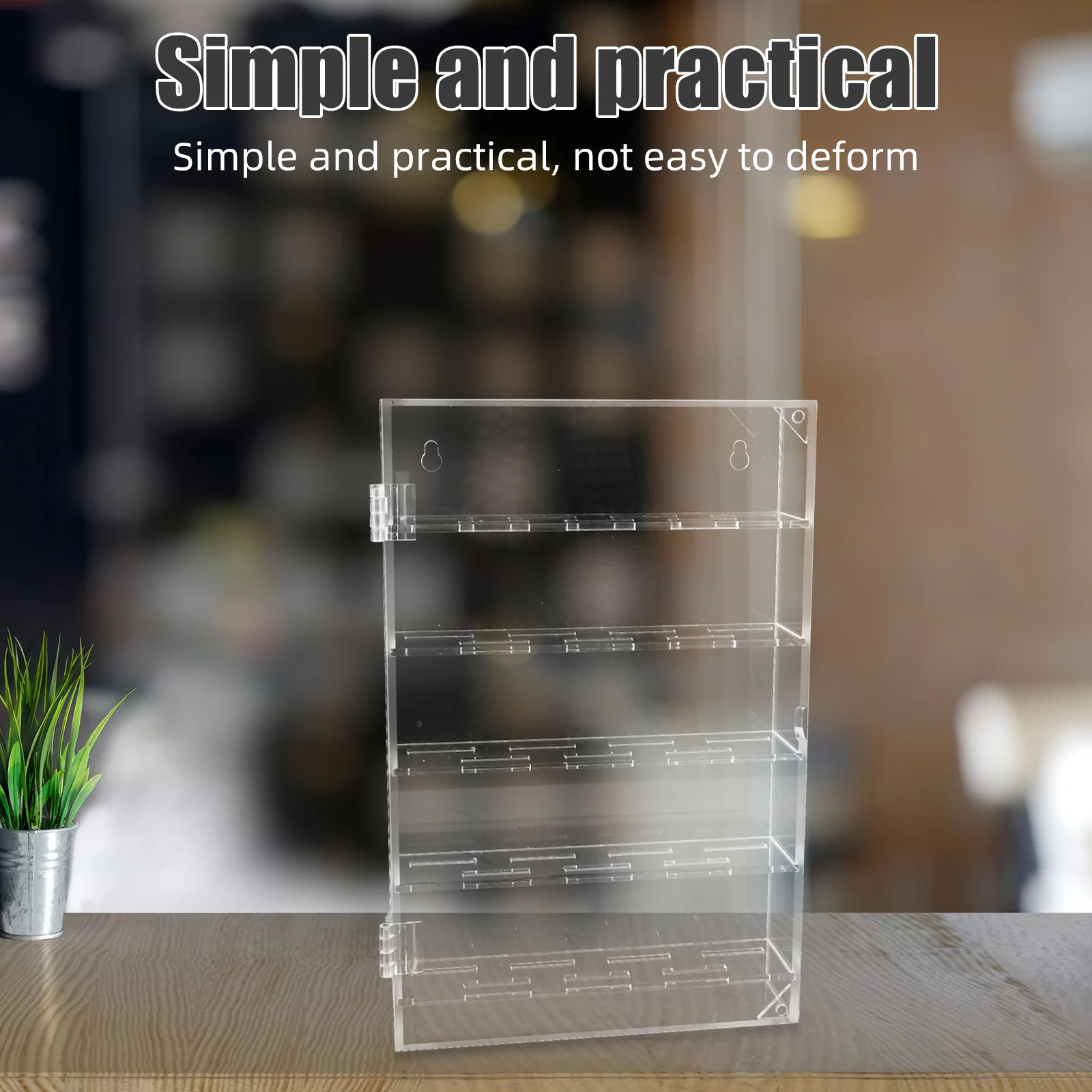 

Acrylic Medal Display Case 35 Capacity Clear Award Showcase for Veteran Memorabilia Coin Collection Display Box Dustproof