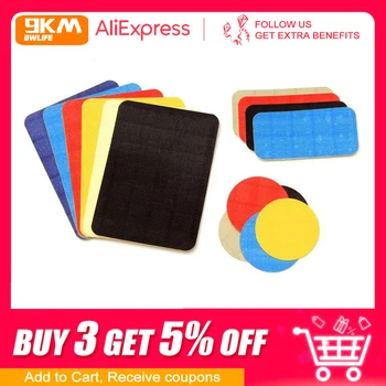 2 قطعة freilain Ripstop طائرة ورقية إصلاح ملصق التصحيح مقاوم للماء عالية الالتصاق شفافة احتياطية أداة اكسسوارات 12 اللون