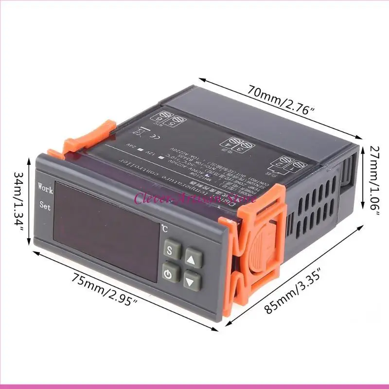 E06B MH1210W AC 90-250V Цифровой термометр Терморегулятор Термостат-реле реле NTC для инкубатора