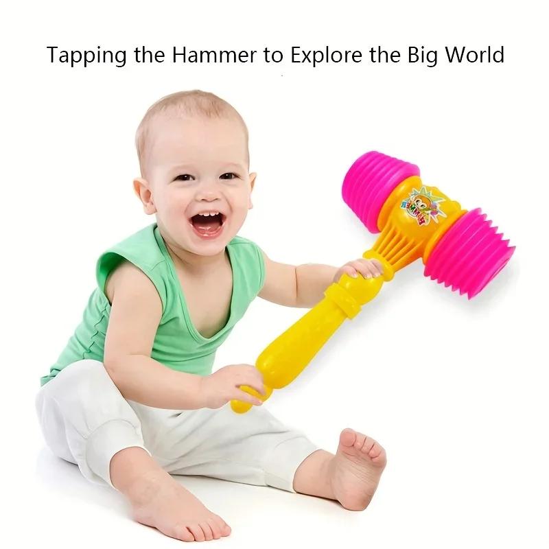 Large BB Hammer Fun Knocking Hammer Sound Hammer Puzzle New Unique Toys