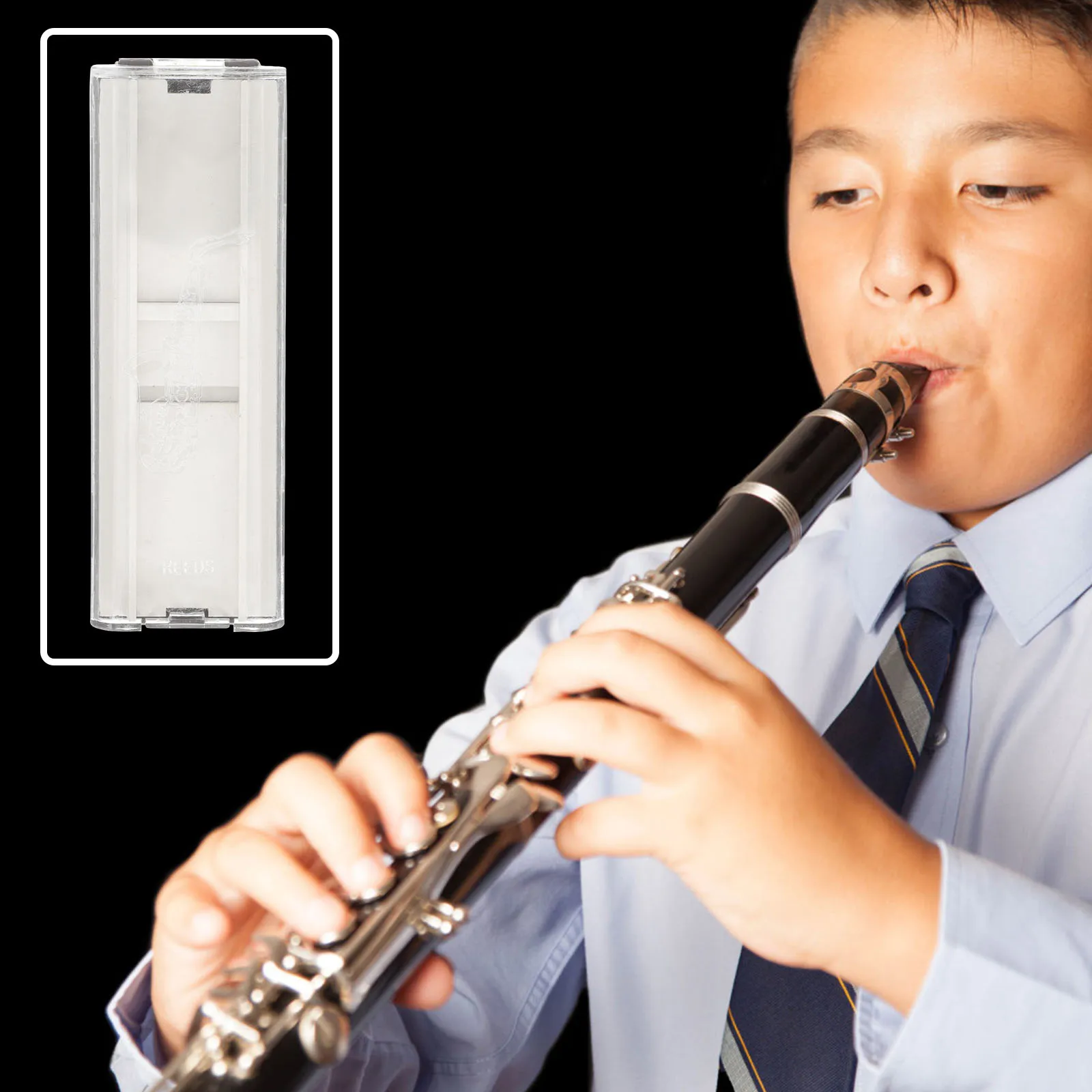 

Ventilated Storage Box Premium Abs Container For Players Portable Organizer Durable Plastic Woodwind Instrument Holderoboe Reed