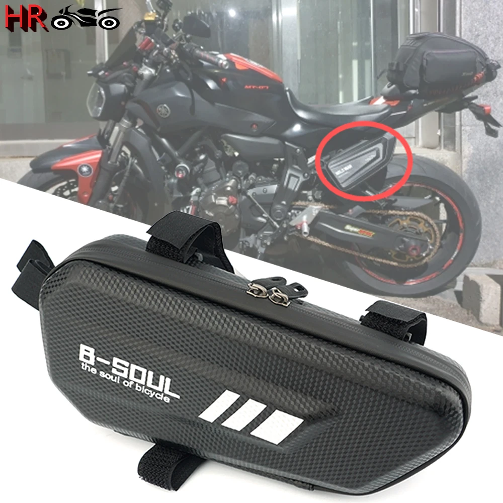 For YAMAHA YAMAHA V-MAX V MAX 1200 1700 VMAX1200 VMAX1700 Latest Motorcycle Hard Shell Package Waterproof Triangle Side Tool Bag