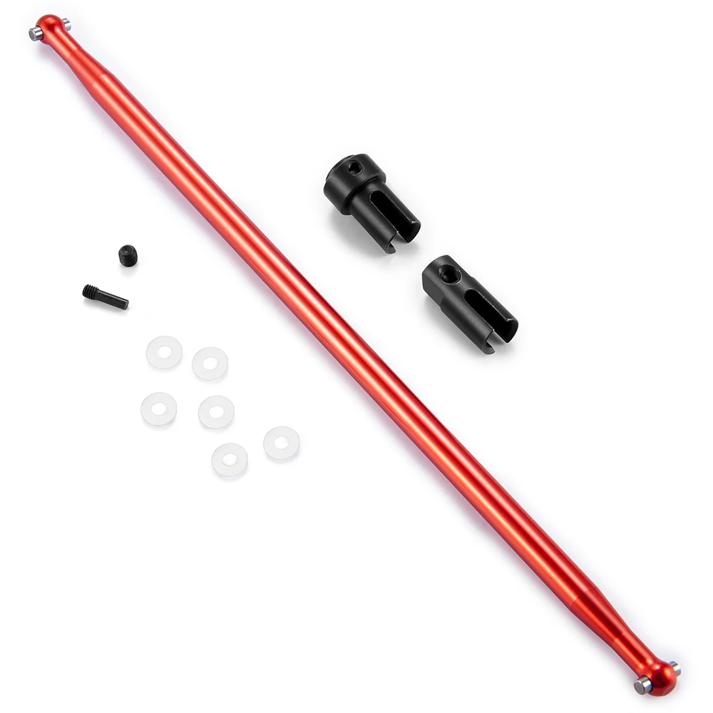 YEAHRUN Metal Center Driveshaft Outdrives Dogbone & Joint Drive Cup for 1/10 Slash 4X4 4WD Rally RC Truck Upgrade Parts