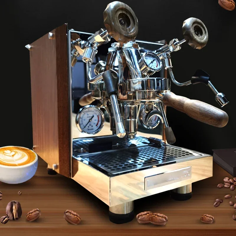 Semi-automatic commercial espresso machine, manual mode, major upgrade, 1700W 220V E61 coffee machine