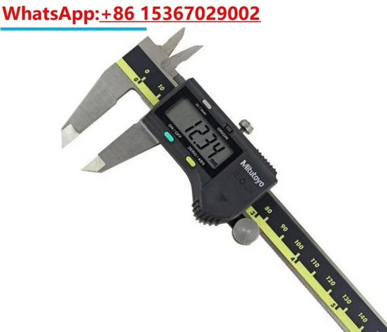 

Mitutoyo Caliper Absolute 500-196-20 Digital Calipers Stainless Steel Inch/Metric 6" 0-150mm Range -0.001" Accuracy 0.0005"