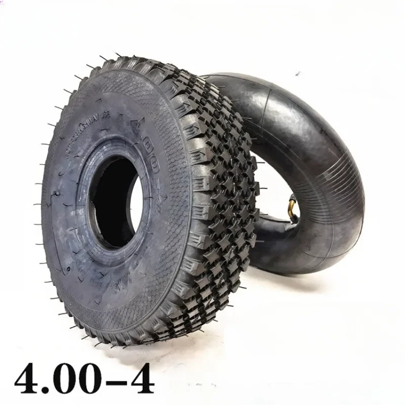 12-Inch Tire 4.00-4 Outer Tube Inner  for Razor E300 Scooter, Pocket Rocket, Utility Dolly, Hand Truck, 10x3 260x85