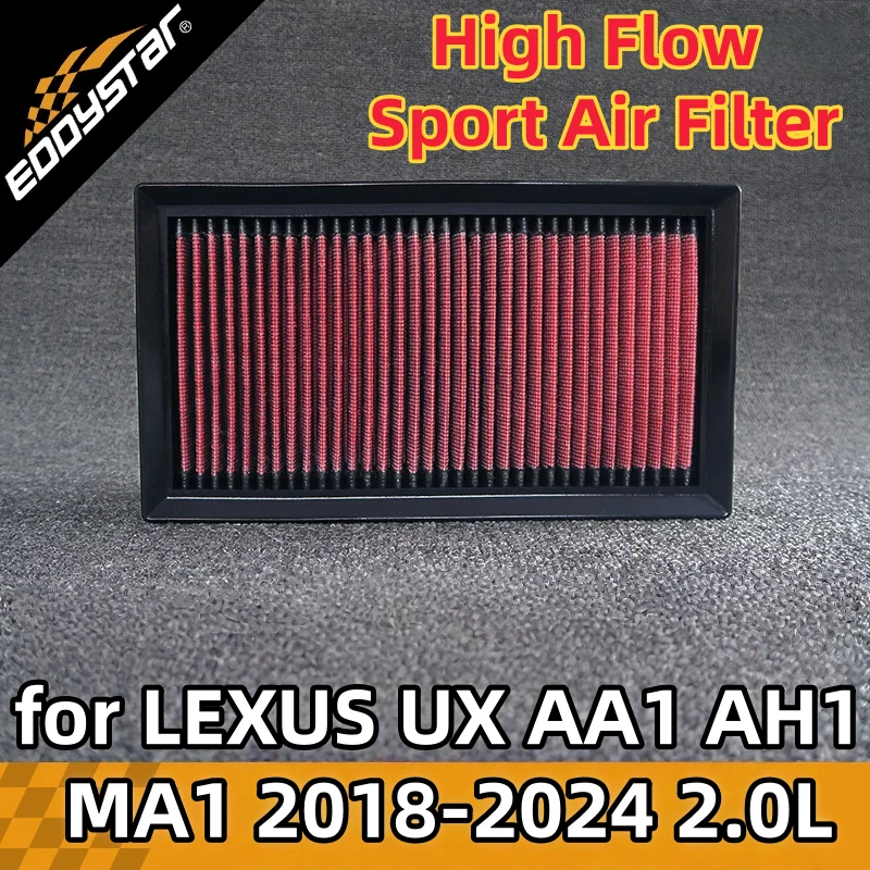 

High Flow Sport Air Filter for LEXUS UX AA1 AH1 MA1 2018-2024 2.0L MZAA10 Washable Racing Intake Filters