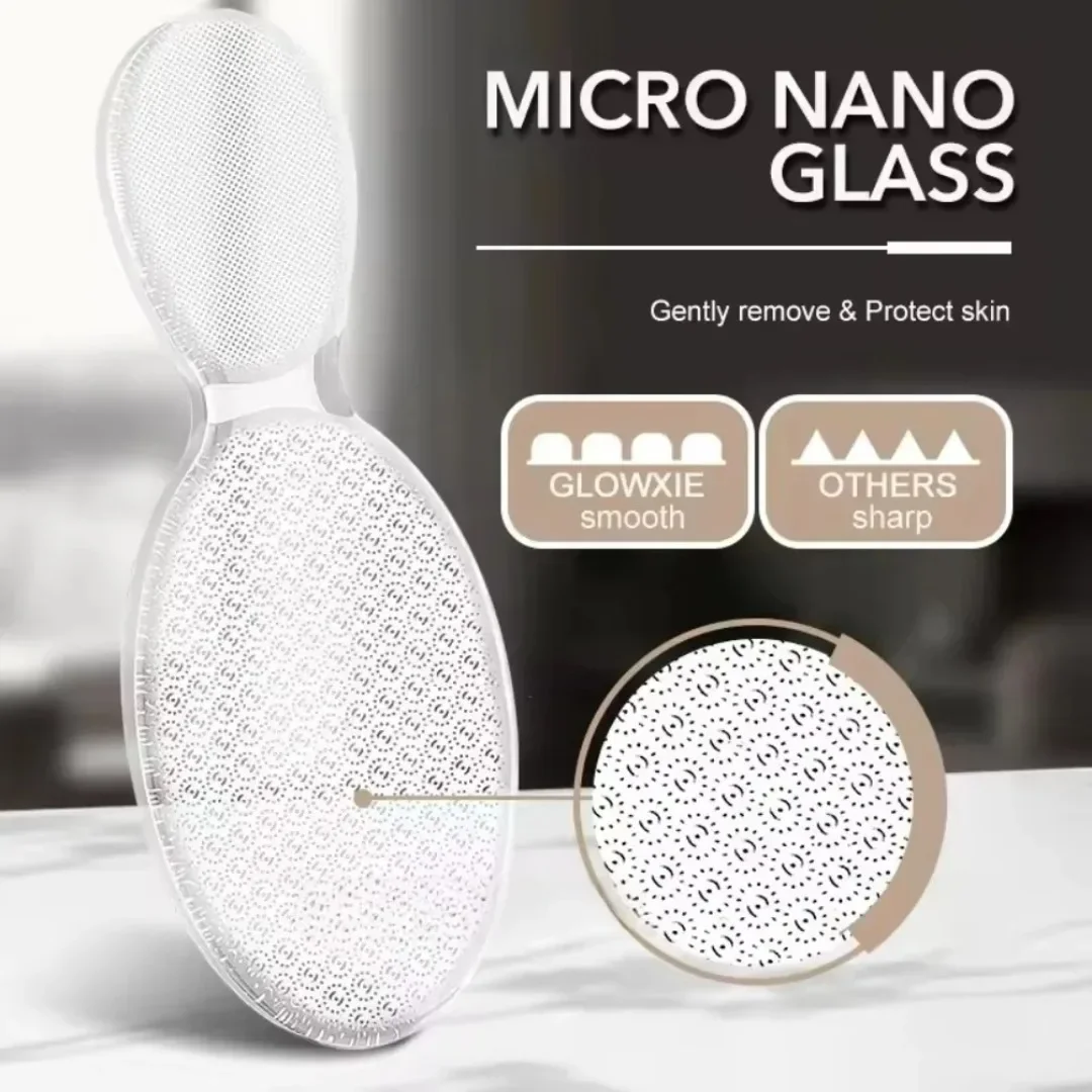 Nano Glass แฟ้มเท้า Double-Sided Exfoliating เครื่องบดเท้า Hard Dead Skin แคลลัส Remover เครื่องขัดเท้า Pedicure Feet Care เครื่องมือ
