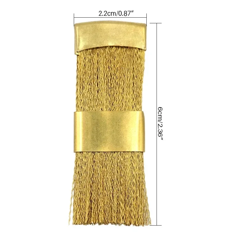 1Pc Dental Nail Art Drill Bits Cleaning Brush Copper Wire Brushes for Electric Manicure Drills Brusher Clean Tools